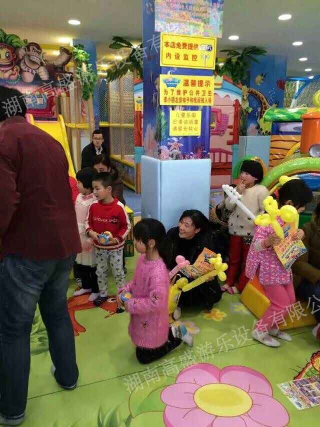 广东惠州儿童乐园淘气堡客户